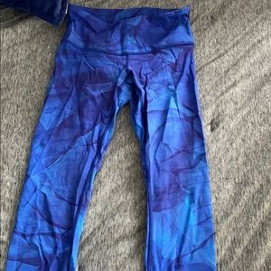 Blue Tie Dye Lululemon Leggings